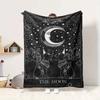 Moon Cats Flannel Blanket Throw Blanket Soft Warm Sofa Bed Camping Car home Decor Unique Christmas Gift C930108