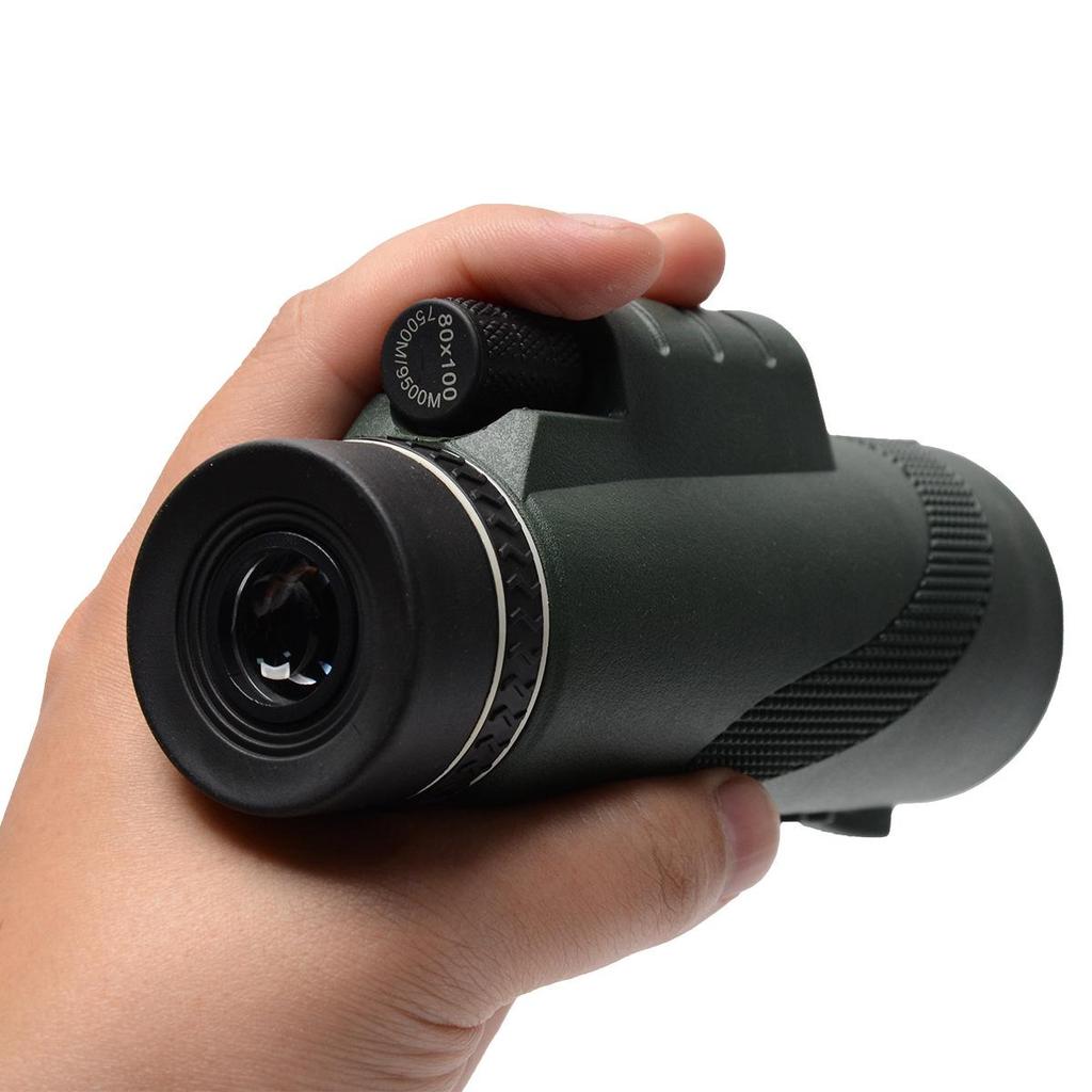 80X100 High-Power HD Monocular Telescope for Adults - Outdoor Use, Customizable