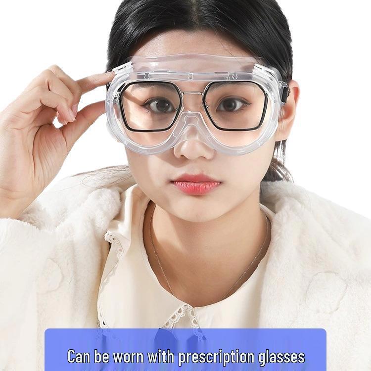 Anti-Fog, Dustproof, Windproof Sandproof Protective Goggles for Men and Women - Industrial Anti-Splash Eyewear