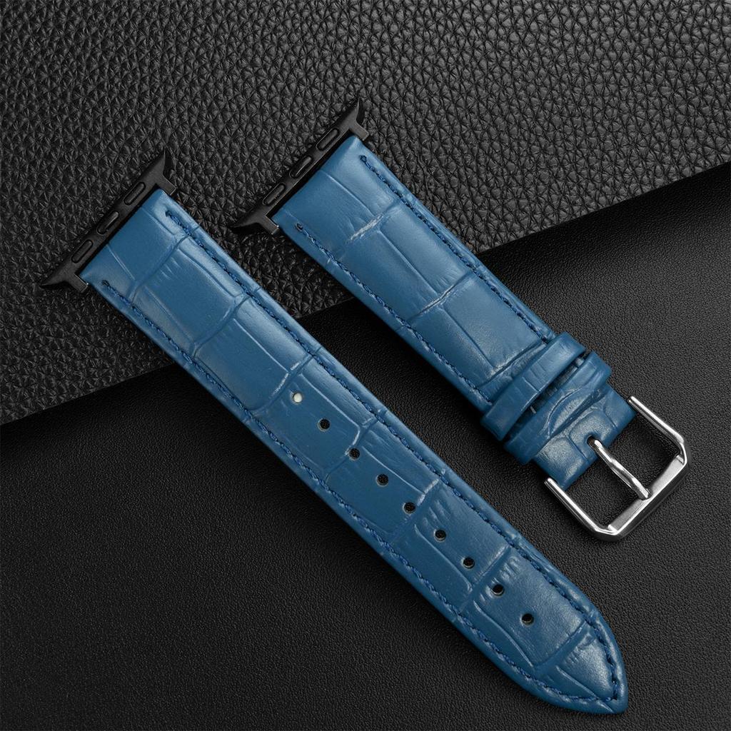 Leather Band Strap for Apple Watch Band Ultra 3 49mm 11 10 42mm 46mm 9 8 7 45mm 41mm High Quality for IWatch 6 SE 5 4 44mm 40MM