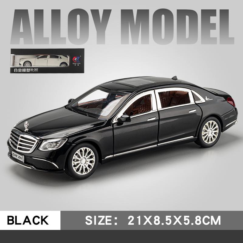 1/24 Scale Mercedes Benz E300l E-class Alloy Model Car Diecast Metal Collection Vehicle Toy Model Sound & Light Children Toy Car Gifts