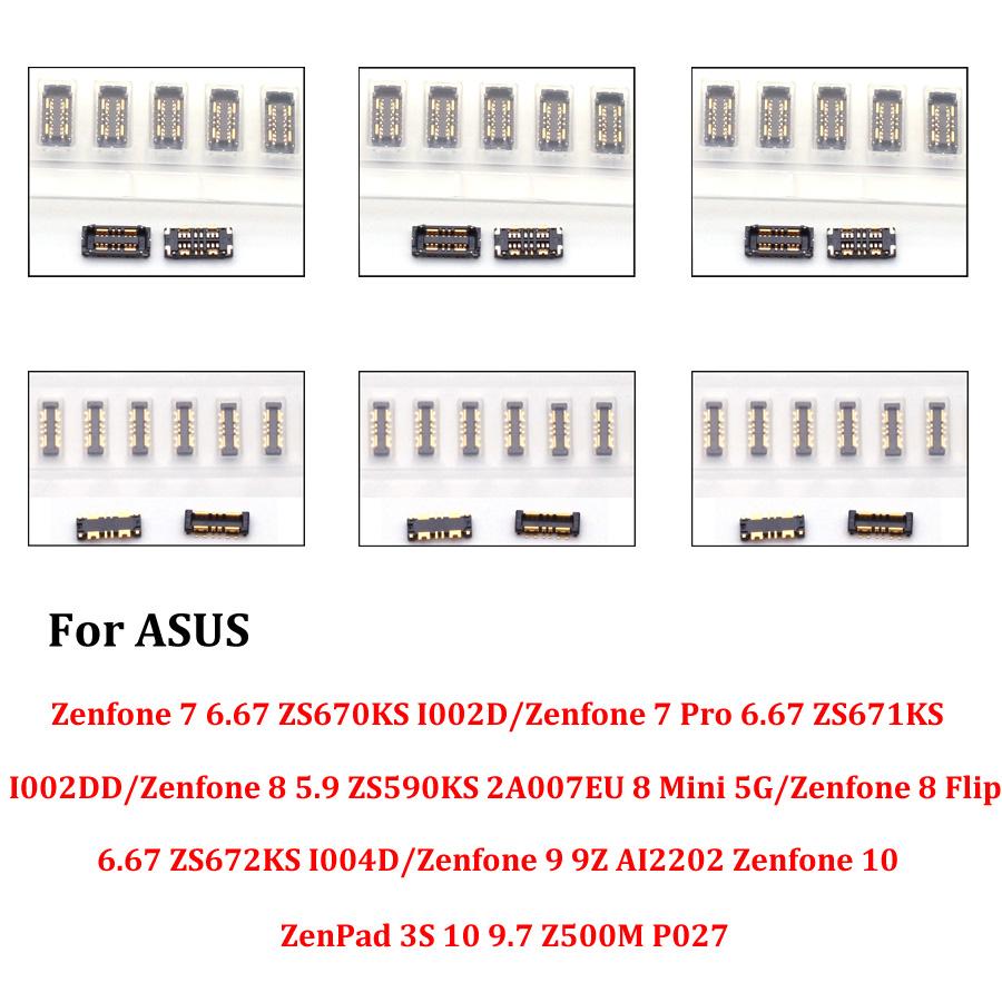 1-10PCS Battery Flex FPC Connector Plug For Asus Zenfone 8 Mini Flip 7 Pro 9 9Z 10 10Z ZS672KS ZS590KS ZS671KS ZS670KS ZenPad 3S