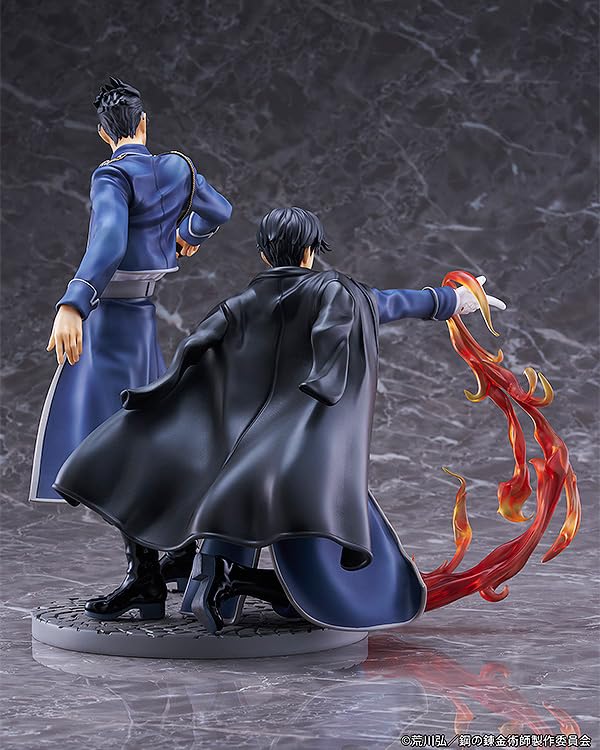 anime figure Mustang Mars plastic painted finished figure "Fullmetal Alchemist" "Roy & Hughes"