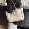 Large-capacity bag New fashionable and versatile high-end texture commuter big bag versatile shoulder tote bag