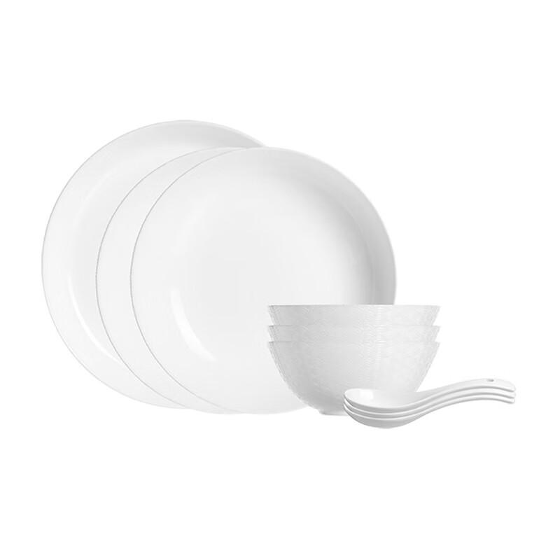 Luminarc Auspicious Cloud Embossed 9-Piece Dinnerware Set