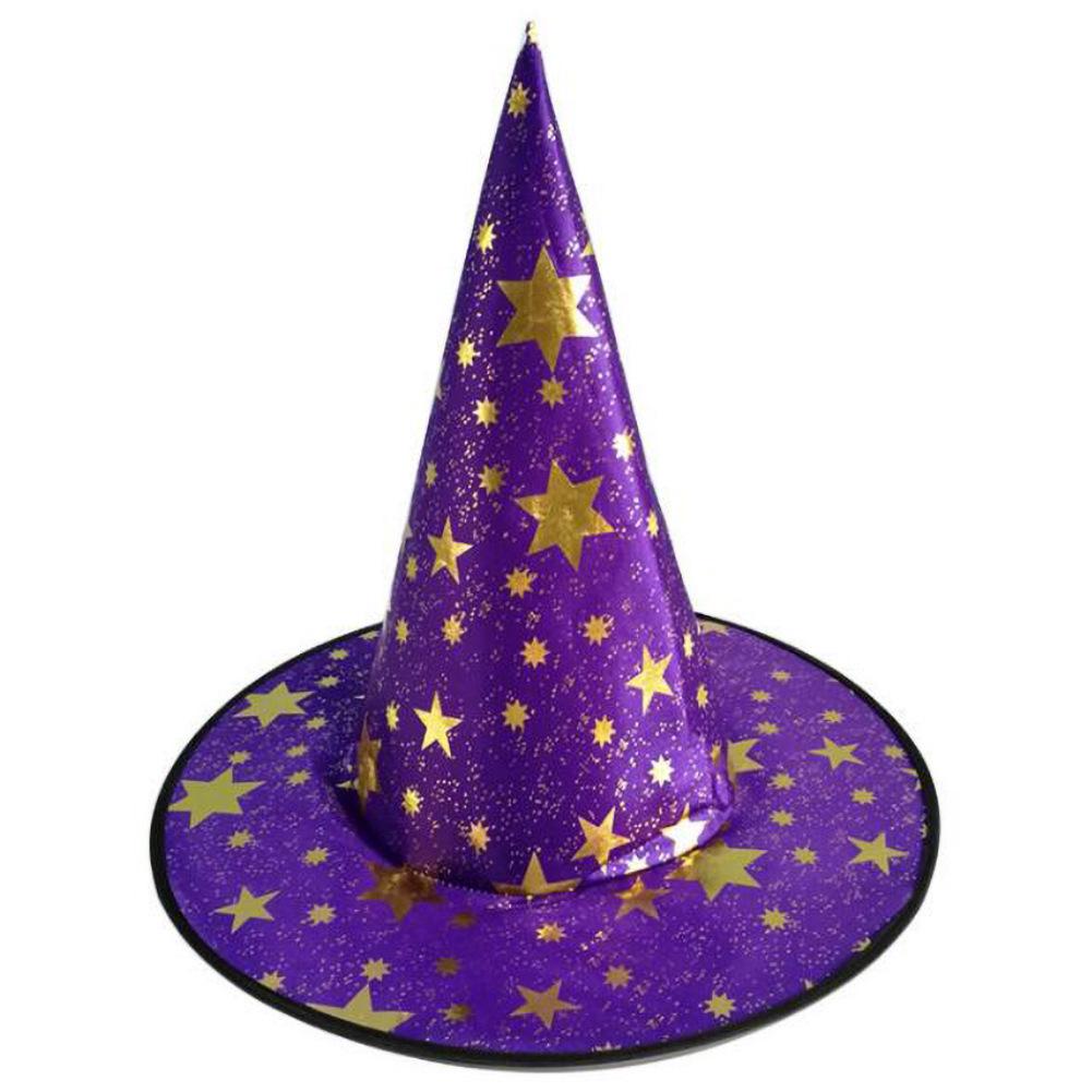 Halloween Hexe & Zauberer Gestrickter Sternhut für Tanzparty oder Bühnenauftritt