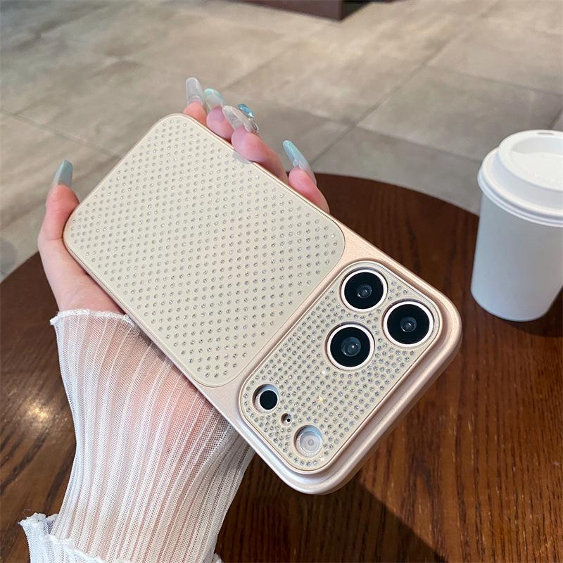 

Sparkling Rhinestone Drop-Proof Case for Apple 17 Pro Max Apple 15 Pro Max