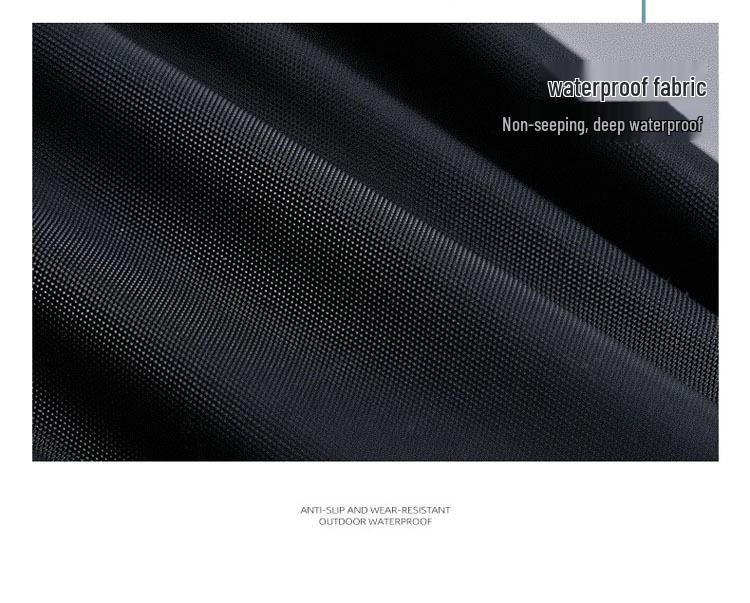 Rainproof Non-Slip Mid-Calf Overshoes with Wear-Resistant Tire Sole and Seamless Edging for Students