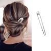Einfache Imitation Perlen Haarstäbchen Elegante U-Form Metall Haarspangen für Damen Mädchen Mode Dutt Styling Werkzeuge Haar Accessoires