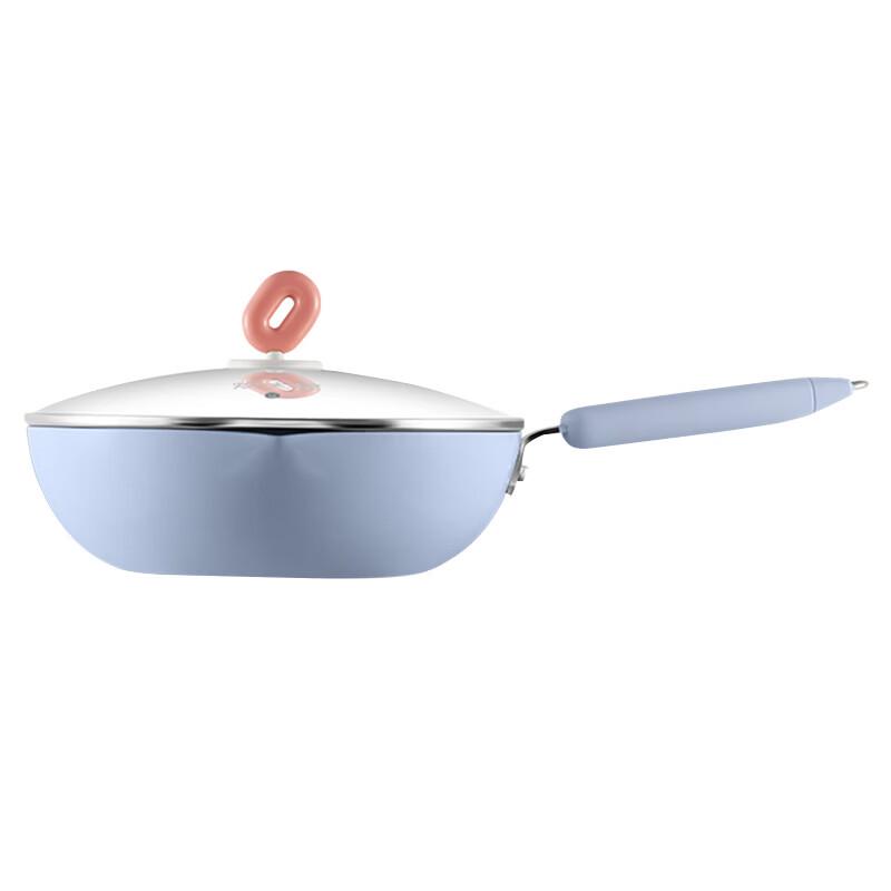 

COOKER KING Glacier Blue 28cm Non-stick Wok