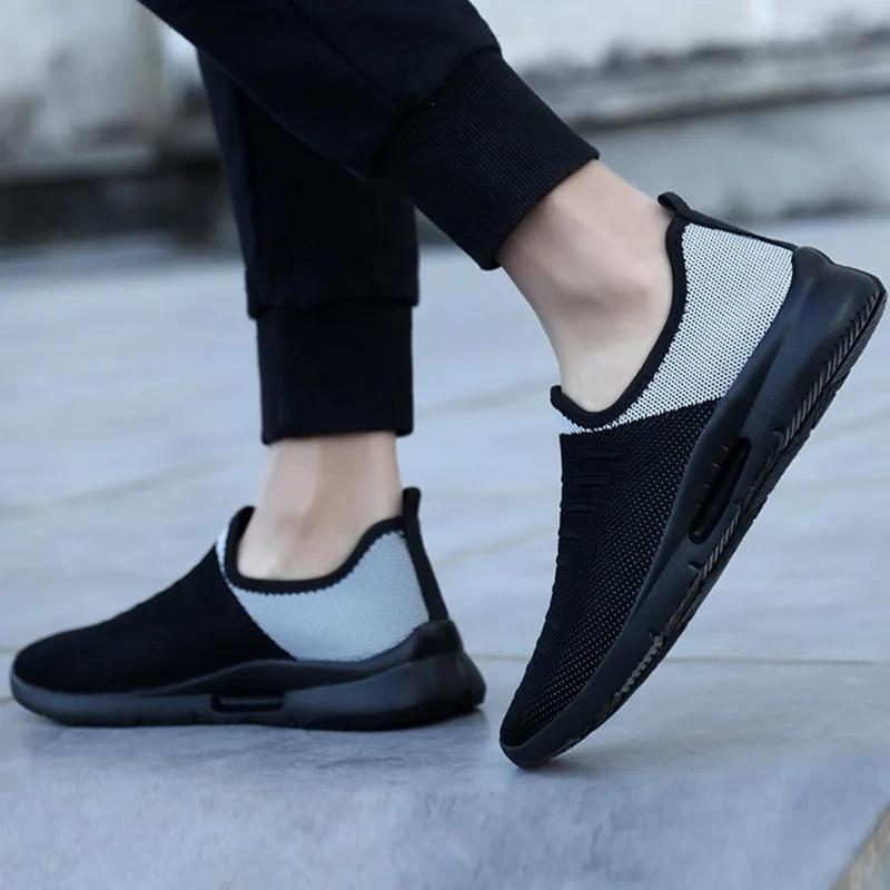 Damyuan Men Sneakers Loafers Slip on Casual Sports Shoes Comfortable Walking Luxury Male Business Shoe Driving Footwear