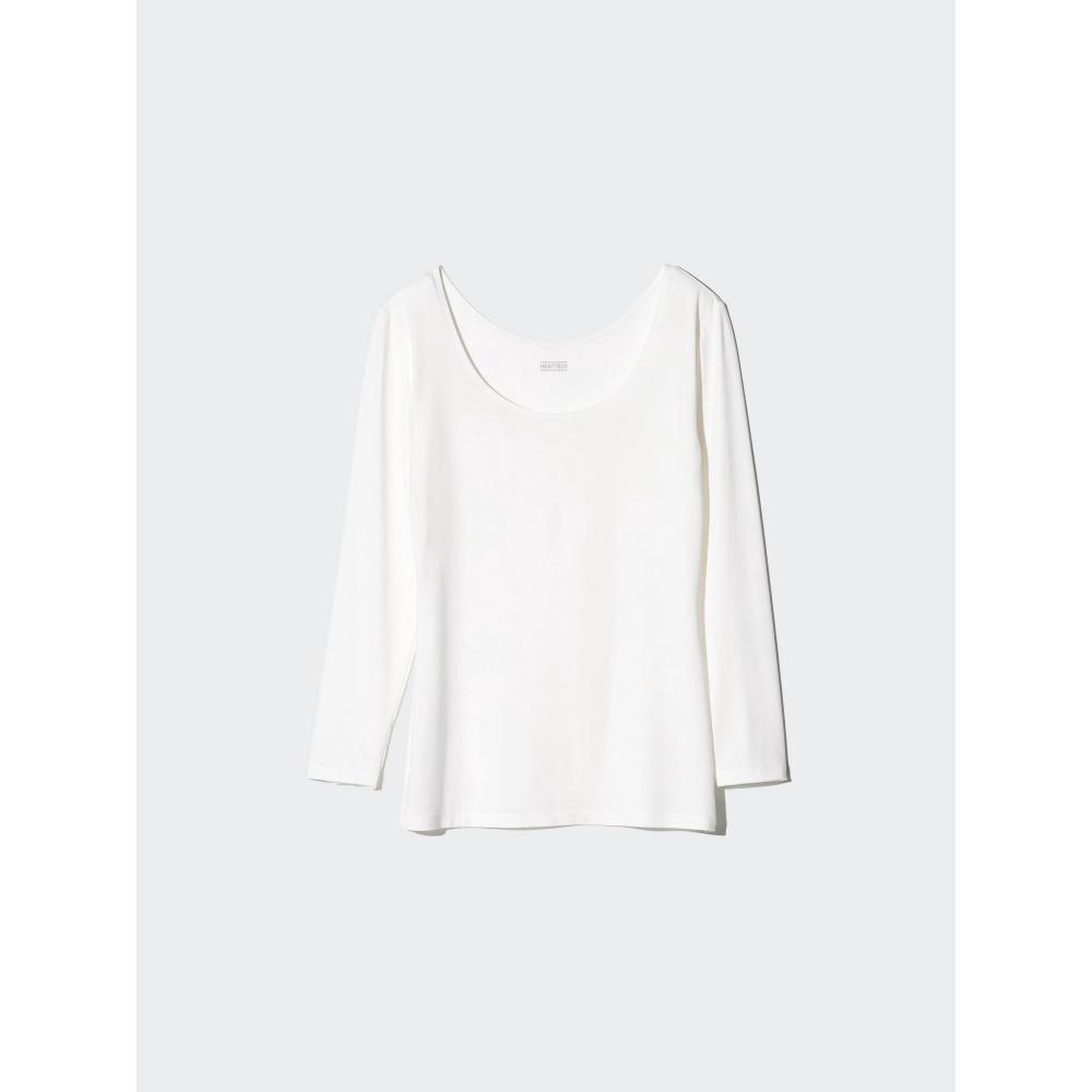 Uniqlo Japan HeaTTech U Neck T 8 Min Sleeve