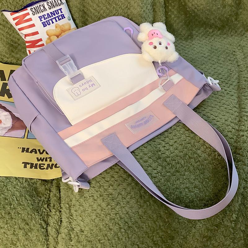 Canvas Bags for Girls’ Tutorial Bags for Tutorial Bags for Primary School Students’ Children’s Book Bags for Burgundy One Shoulder Crossbody Bags