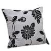 Cushion Imitation Linen Cushion Cover Black and Gray Simple Fashion Sofa Pillow Cover