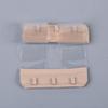 Solid Color Elastic Band Women Transparent Bra Extender Bra Buckle Extension Buckle Bra Accessories