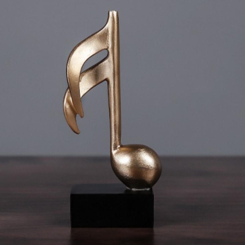 Musical Note Model Living Room Decoration Home Decor Desktop Decoration Resin Crafts Art Sculptures Festival Gift