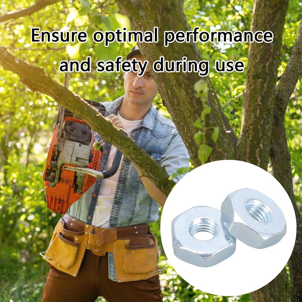 5Pieces Chainsaw Sprocket Bar Nuts Replaces #0000 955 0804 for Sthil MS170 MS170C Chainsaw Easy Replacement Secure Fit