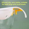1/2pcs Egg Separator Egg Yolk Separator with Bowl Clip Egg White and Yolk Separation Kitchen Tools Hollow Design Easy Clean