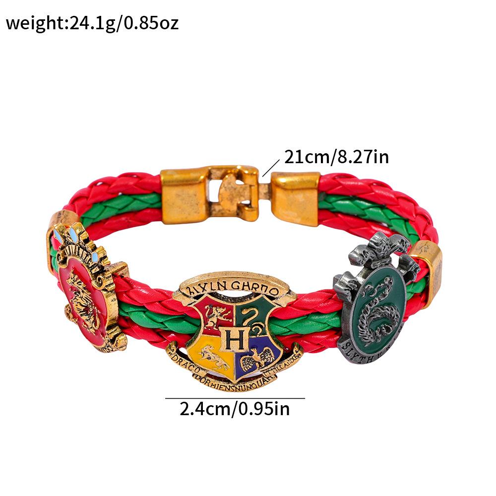 Magieakademie Hufflepuff Gryffindor Slytherin Ravenclaw Charakter DIY Perlenarmband