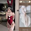 Sex Lingerie Cosplay Bunny Christmas Dress Seduction One-piece Tight Uniform Open Crotch Suit Underwear