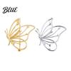 Butterfly Design Lapel Pin Women Brooch Smooth Polish Hollow Anti-wear