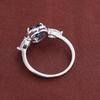 Süßer Romantischer Herzförmiger Zirkonia-Inlay-Damenring - Schmuck aus reinem Kupfer