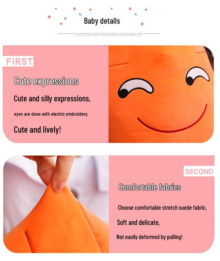 Adorable Carrot Plush Toy for Kids