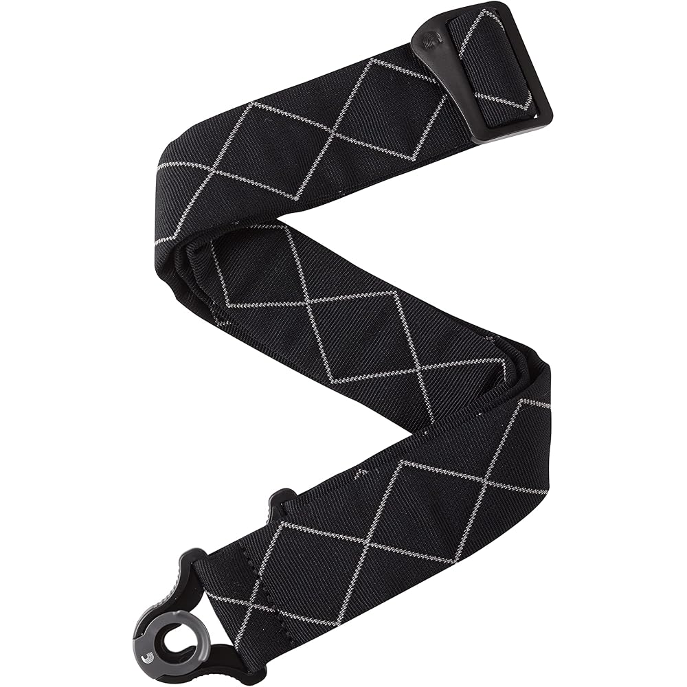 D'Addario Daddario Guitar Strap Autolock Strap 50BAL02 Black Diamond Padded [Domestic Genuine]