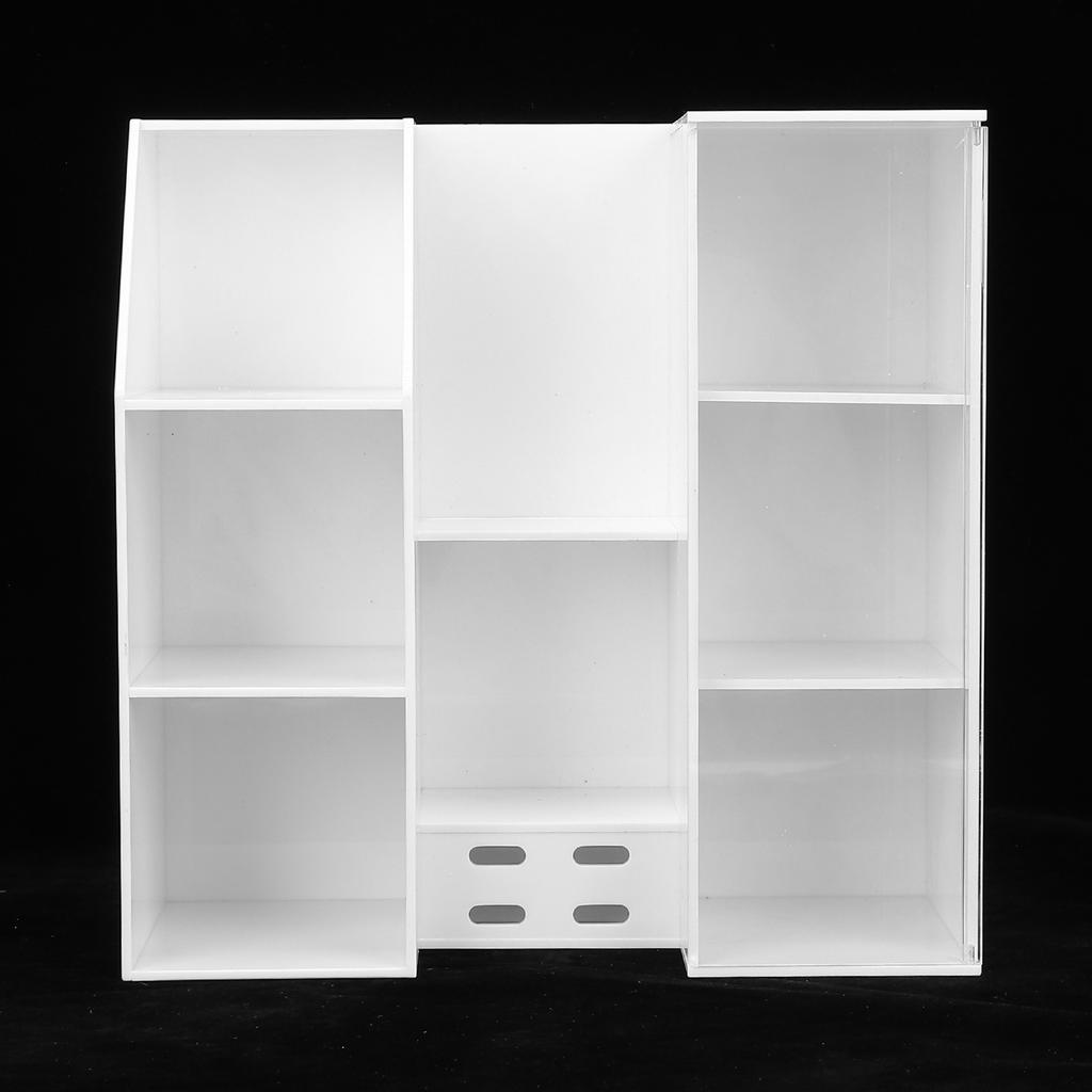 Eyelashes Extension Tool Storage Box Makeup Beauty Nail Art Tool Case Organizer (White)