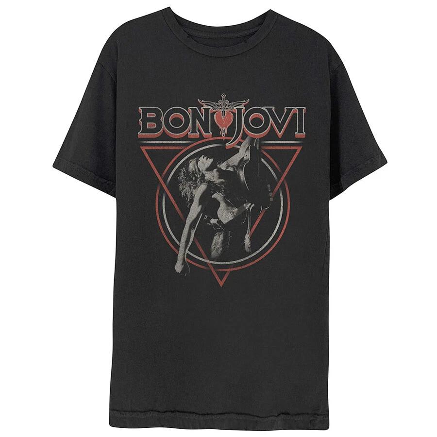 Bon Jovi - Triangle Overlap - Black t-shirt S