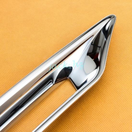 For 2024-2025 Lexus TX350 TX550h+ Glossy Chrome Rear Bumper Fog Light Cover Trim