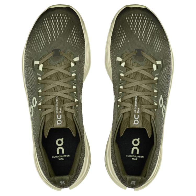 On Cloudsurfer Max Running Shoes Men's Olive Green 3MF30434731