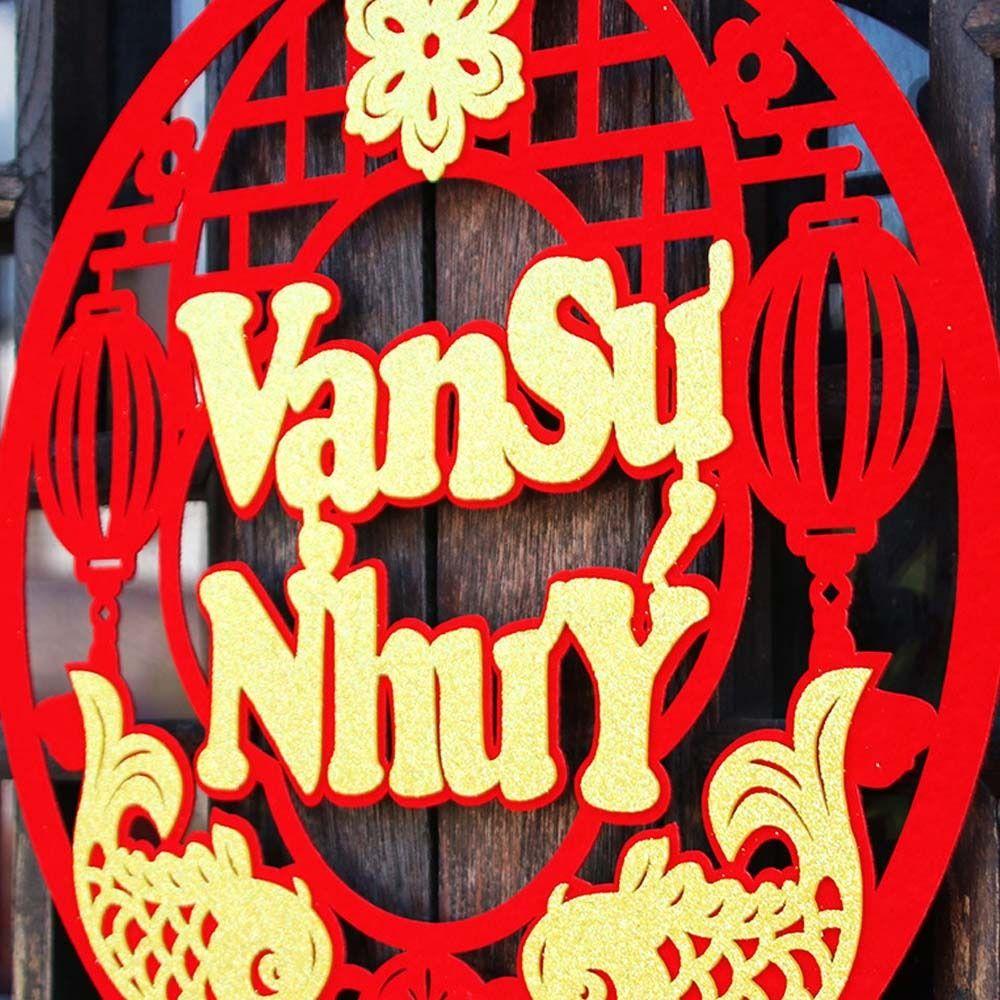 Blessing 2025 Snake Year Ornament Traditional Vietnam Lucky Ornament  Celebration