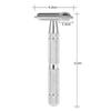 Stainless Steel Safety Razor Traditional Men's Double Edge Shaving Razor Manual Beard Razor Shaving Tool