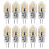 10PCS 12V G4 LED Bulbs 1.2W LED Light Bulb Easy G4 Bi-Pin Bulbs Under Counter Lighting