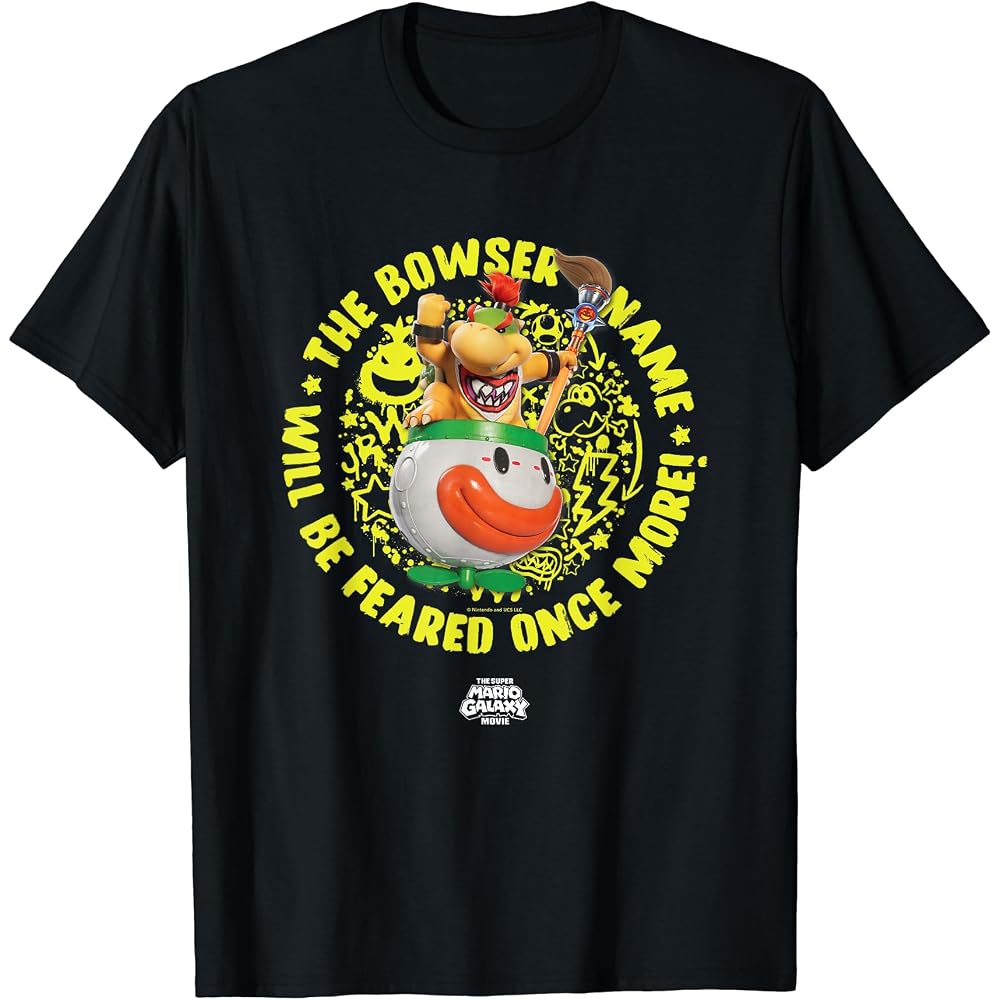 The Super Mario Galaxy Movie Bowser Jr. FEARED T-SHIRT