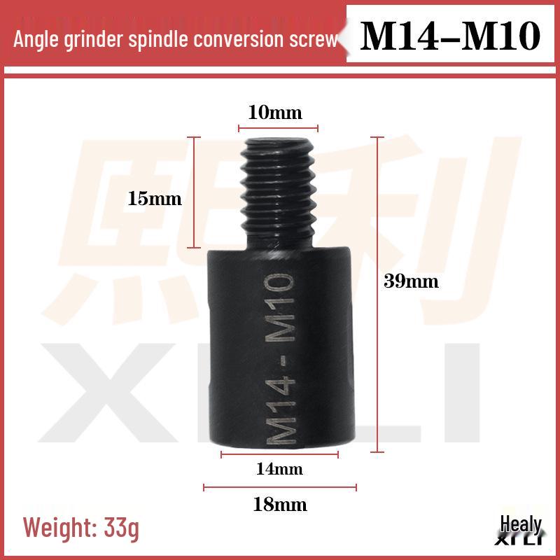 M10 To M14 High Hardness Angle Grinder Spindle Thread Adapter