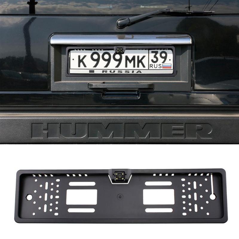 Car Rear View Camera EU European Car License Plate Frame Waterproof Auto Car Reverse Backup Camera