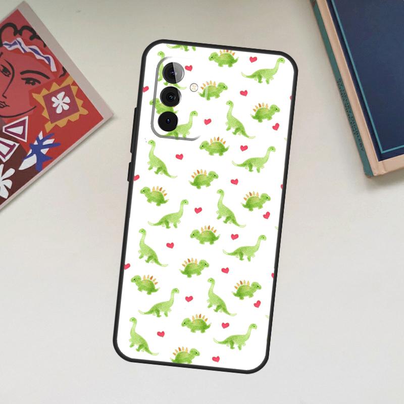 Dinosaur Pattern Case For Samsung Galaxy A17 A15 A54 A34 A14 A13 A23 A33 A53 A52 A32 A12 A56 A36 A16 A35 A55