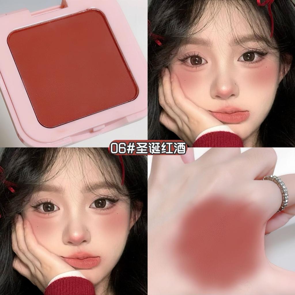 Lameila Blush Cream Dating Atmosphere Autumn Winter Milk Orange Shimmer Blush