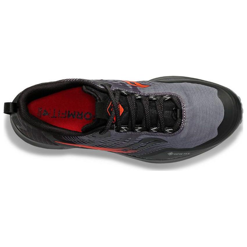 SAUCONY Peregrine 12 GORE-TEX Charcoal Red Men Sneakers Black S20740-20