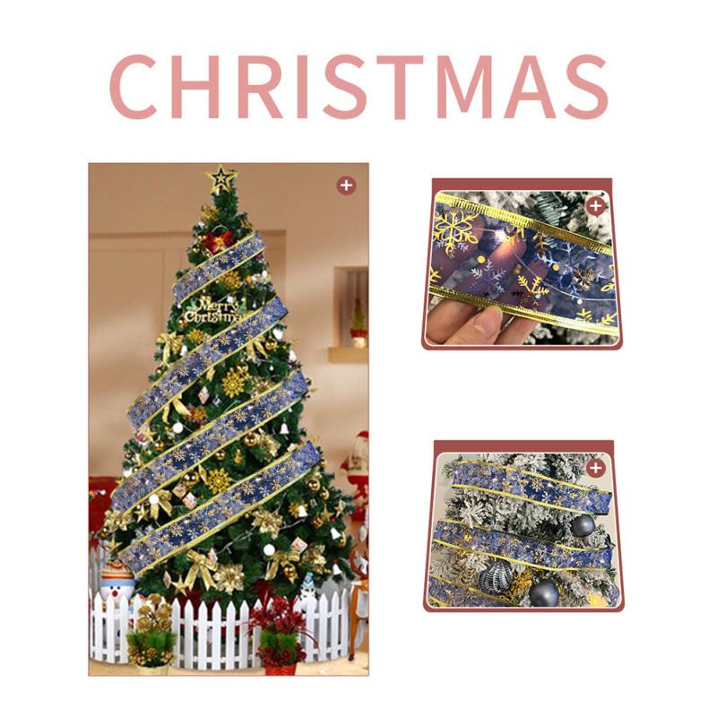 Led Christmas Ribbon Lights Double Layer String Lights For New Year Party Weddings Christmas Tree