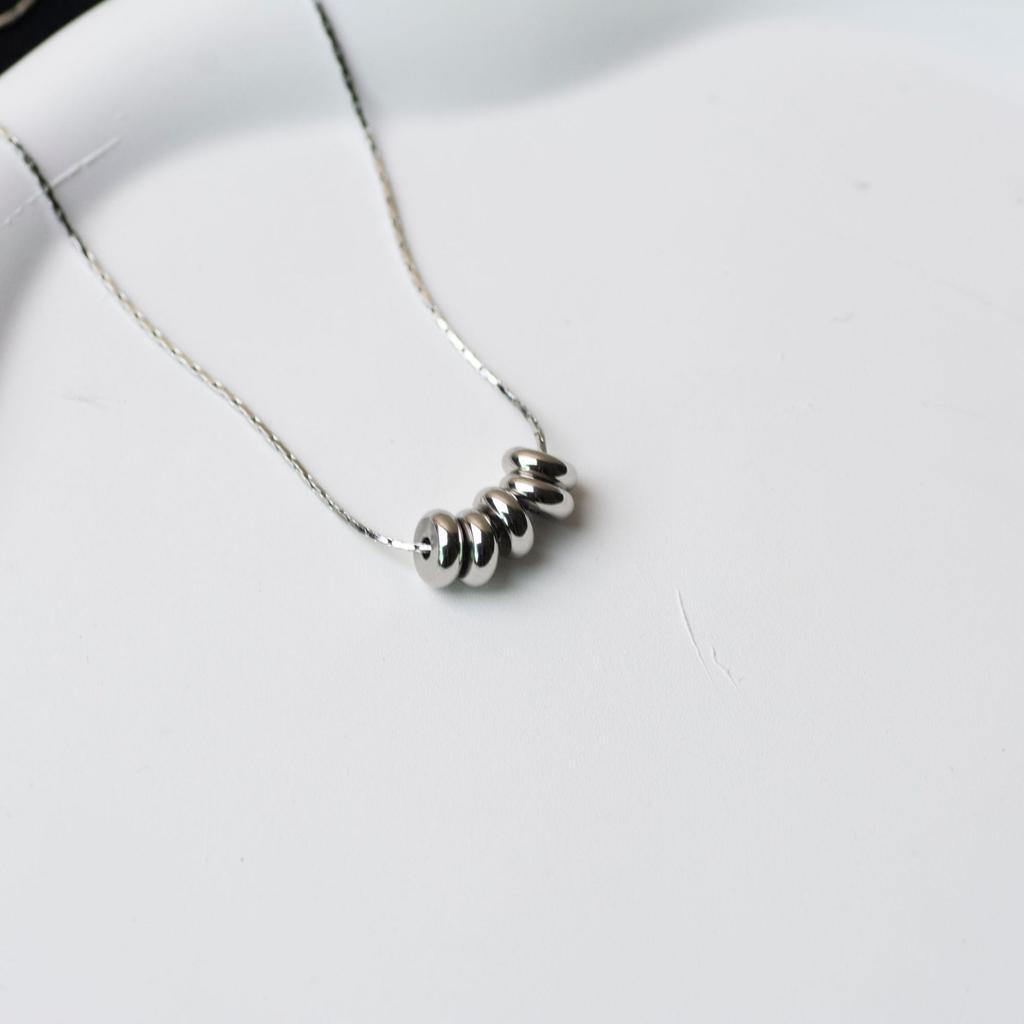 Simple Titanium Steel Necklace Women'S Light Luxury High-End Love Pendant Neck Chain Autumn And Winter Sweater Chain Minimalist Style