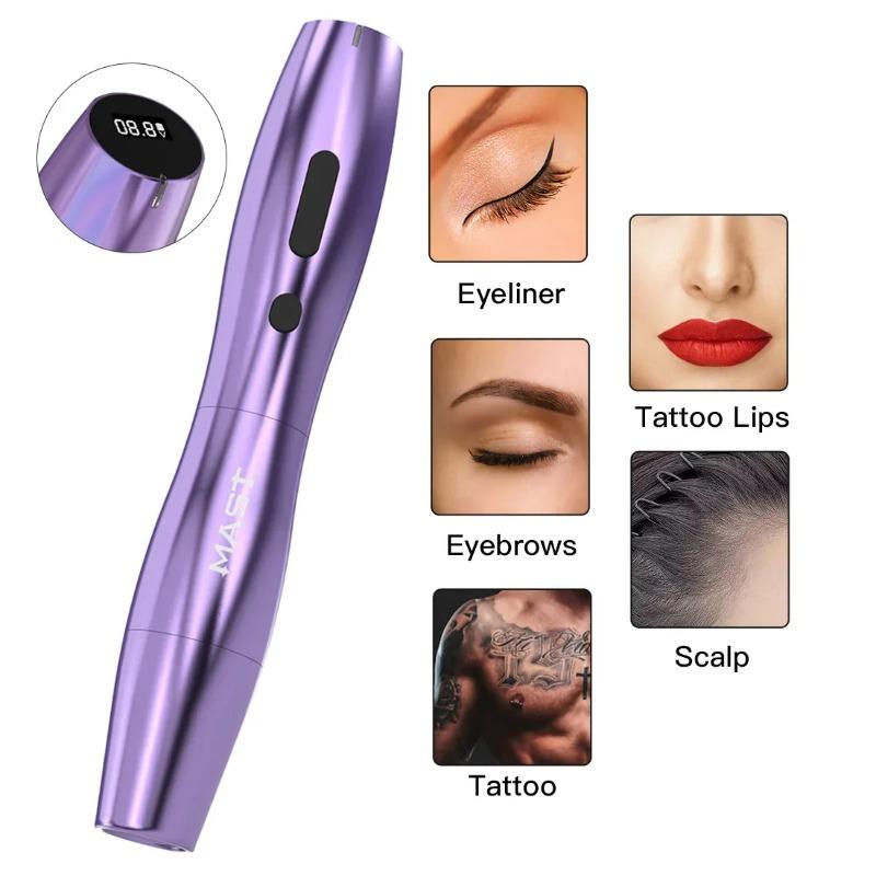 Wireless Rotary Tattoo Pen Machine - Rechargeable Dual Battery, Tattoo Equipment for Artists