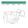 Hanging Plant Iron Racks Balcony Round Flower Pot Rack Railing Fence Outdoor Drop Shipping Plant Stand