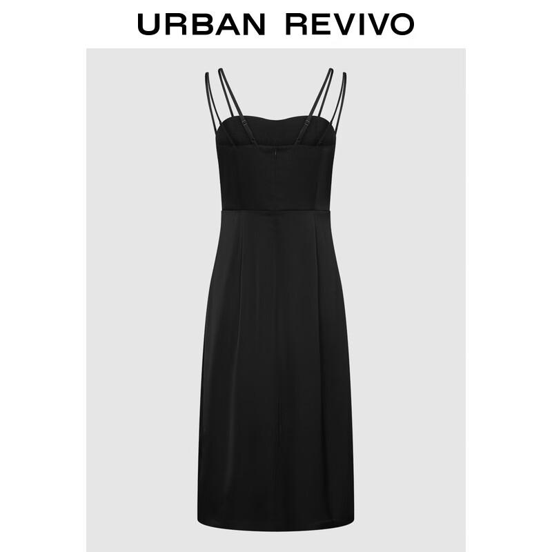 UR Women s 2025 Autumn Trendy Cross Strap A-Line Dress M