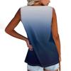 Women Summer Sleeveless Casual Printed O Neck T Shirt Tops Blouse