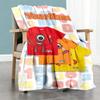 Numberblocks Personalized Name Blanket Throw Personalized Blanket Warmthful Decor Versatile for Nap Sofa Picnics Livingroom for All Occasions