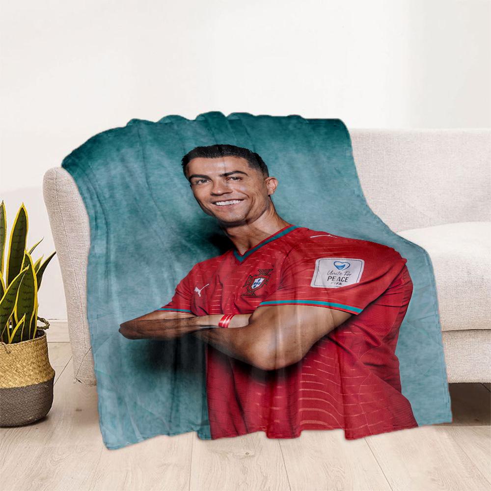 Cristiano Ronaldo 121 Blanket Soft & Cozy Great for Bed Couch Sofa for All Occasions Warmthful Decor Birthday Christmas Gift Blanket