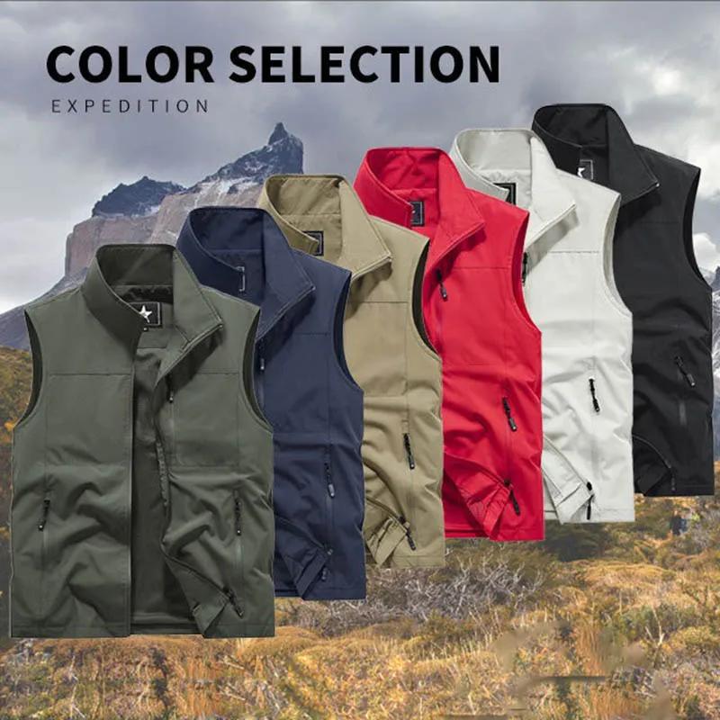 Pánské rybářské oblečení Lezecká bezrukávová bunda Oblečení Pracovní vesta
